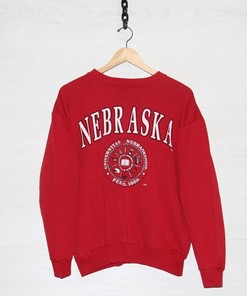 Vintage University Of Nebraska Cornhuskers National Champions Sweatshirt, Football Ncaa College T-Shirt