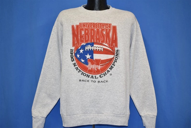 Vintage University Of Nebraska Huskers Sweatshirt, Nebraska Huskers Shirt Retro Style Unisex Shirt Hoodie