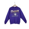 Vintage University Of Washington Football Real Dawgs Wear Purple Pullover Sweater