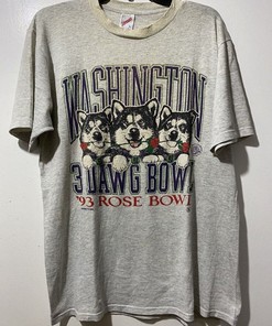 Vintage University Of Washington Huskies 93 Rose Bowl Shirt, Washington Huskies Shirt