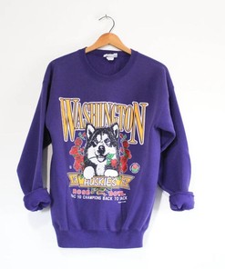 Vintage University Of Washington Huskies Rose Bowl 1991 1992 Crewneck Sweatshirt