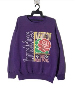 Vintage University Of Washington Huskies Rose Bowl 1991 Sweatshirt, Huskies T-Shirt