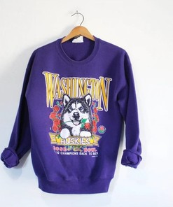 Vintage University Of Washington Huskies Rose Bowl 1992 Sweatshirt, Washington Huskies Tide Shirt, Gift For Her
