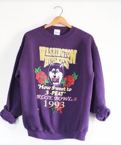 Vintage University Of Washington Huskies Rose Bowl 1993 Crewneck Sweatshirt