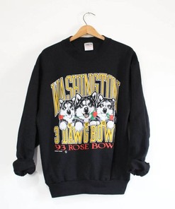 Vintage University Of Washington Huskies Rose Bowl 1993 Sweatshirt, Washington Huskies Rose Bowl 1993 Shirt