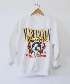Vintage University Of Washington Huskies Sweatshirt , Vintage 90S Shirt, Uw Huskies Hoodie