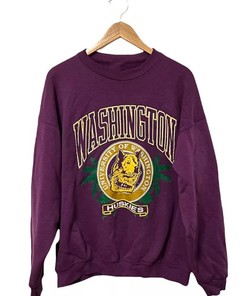 Vintage University Of Washington Logo Sweatshirt, University Of Washington, Ncaa Shirt, Vintage Shirt