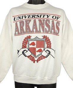 Vintage University Off Arkansas Sweatshirt Classic Arkansas Crewneck Sweatshirt