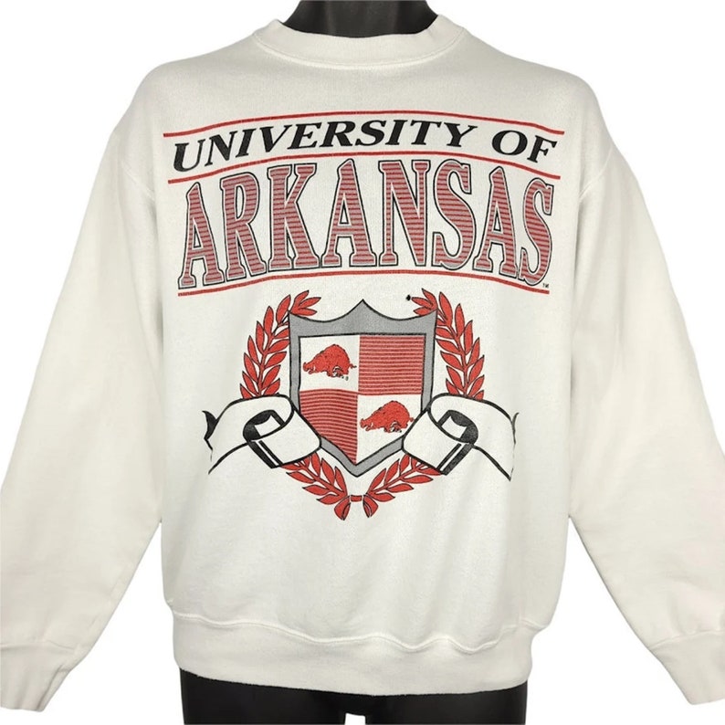 Vintage University Off Arkansas Sweatshirt Classic Arkansas Crewneck Sweatshirt