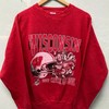 Vintage University of Wisconsin Badgers Sweatshirt 90s T-Shirt - NCAA Fan Gear