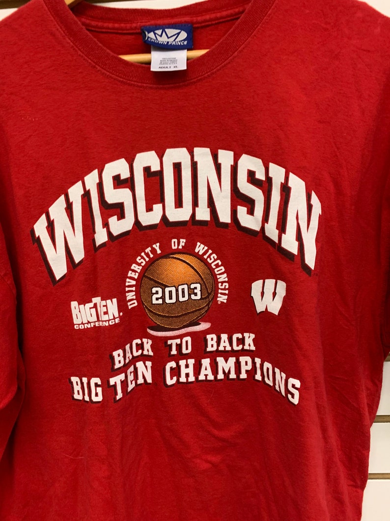 Vintage Wisconsin Badger State Pullover Sweatshirt - Football Fan Shirt - NCAA Gear - Image 2