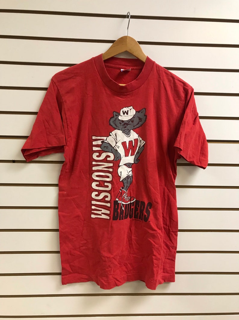 Vintage Wisconsin Badger State Pullover Sweatshirt - NCAA Football Fan Shirt