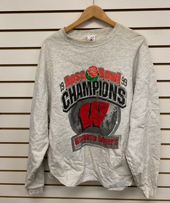 Vintage Wisconsin Badger State Pullover Sweatshirt for Football Fans - NCAA Gifts