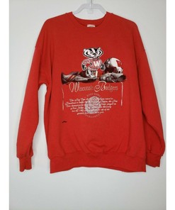 Vintage Wisconsin Badgers 1994 NCAA Rose Bowl Crew Neck Sweatshirt - Classic NCAA Clothing