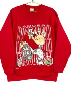 Vintage Wisconsin Badgers 1994 Rose Bowl Crewneck Sweatshirt - NCAA Football Fan Clothing