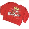 Vintage Wisconsin Badgers All Over Print Bucky Red Sweatshirt, Hoodie, T-Shirt - University Wisconsin Badgers
