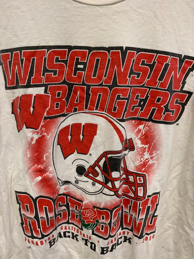 Vintage Wisconsin Badgers Back To Back Shirt, Perfect Gift for NCAA Fans - Image 2