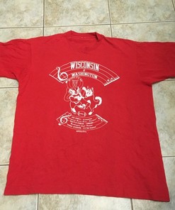 Vintage Wisconsin Badgers Football Shirt - NCAA Gear for Fans