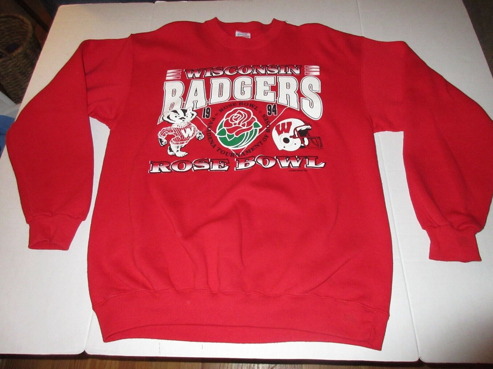 Vintage Wisconsin Badgers NCAA Sweatshirt from 1994, Perfect Gift for NCAA Fans