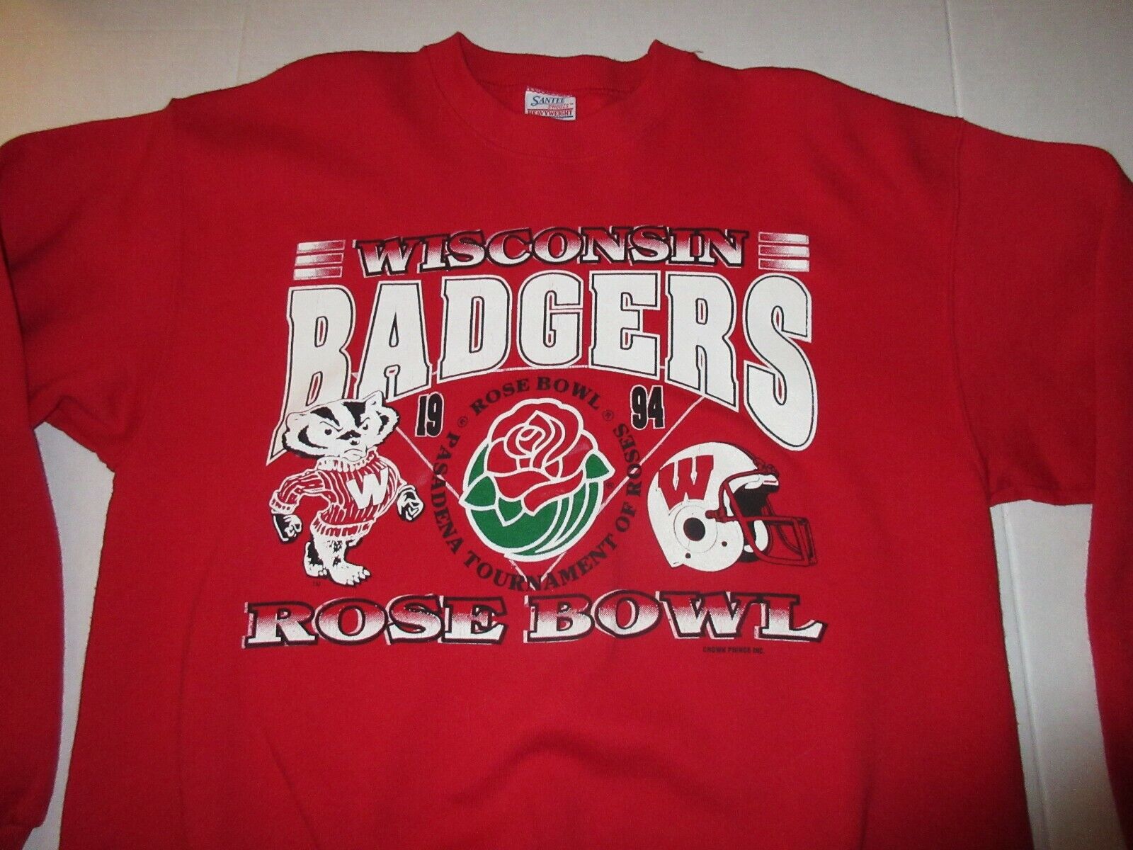 Vintage Wisconsin Badgers NCAA Sweatshirt from 1994, Perfect Gift for NCAA Fans - Image 2