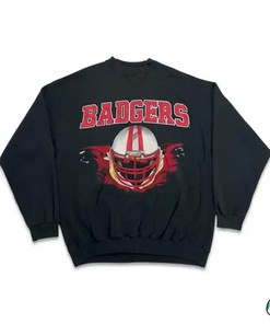 Vintage Wisconsin Badgers NCAA Sweatshirt from the 1990s, Ideal Gift for Fans