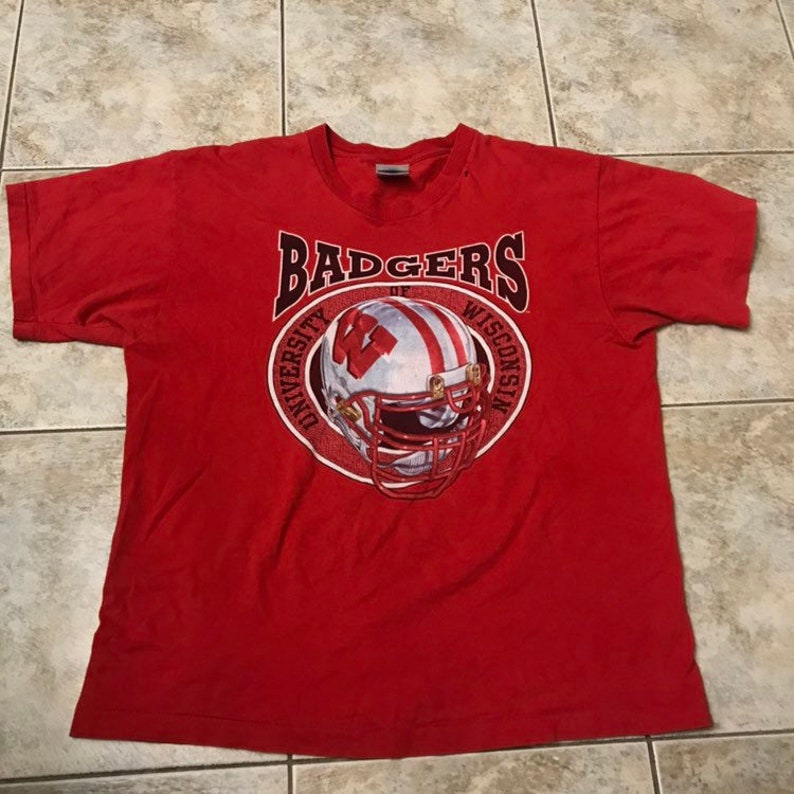 Vintage Wisconsin Badgers Pro Player Shirt, Perfect Gift for NCAA Fans