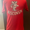 Vintage Wisconsin Badgers Red Shirt from the 1980s, Wisconsin Travel Gift, University Student Gift