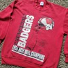 Vintage Wisconsin Badgers Rose Bowl Champions Sweatshirt - Perfect NCAA Gift for Fans