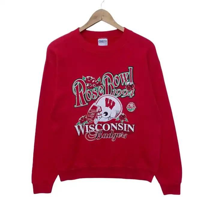 Vintage Wisconsin Badgers Sweatshirt from 1994, Perfect Gift for NCAA Fans