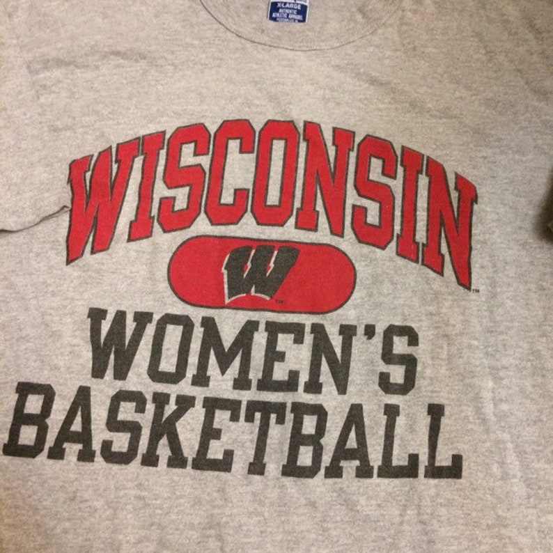 Vintage Wisconsin Badgers Women's Basketball Champion Shirt - NCAA Fashion for Fans - Image 2