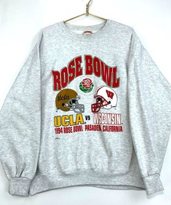 Vintage Wisconsin Badgers vs UCLA Bruins 1994 Rose Bowl Sweatshirt - NCAA College Apparel