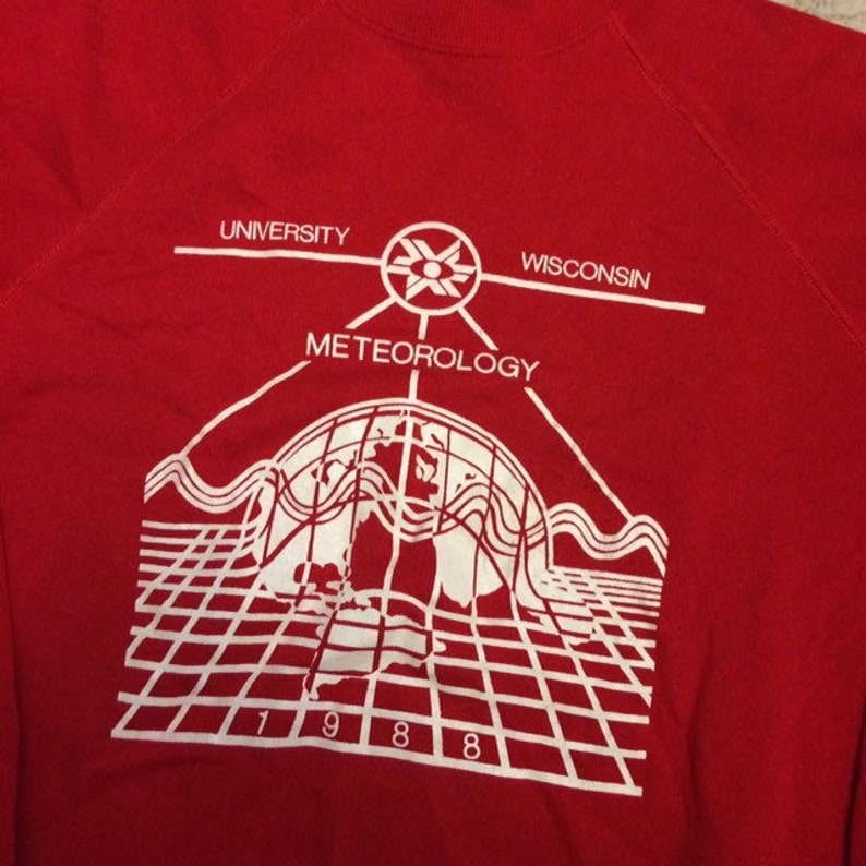 Vintage Wisconsin University Meteorology Sweatshirt - Great Gift for NCAA Fans - Image 2