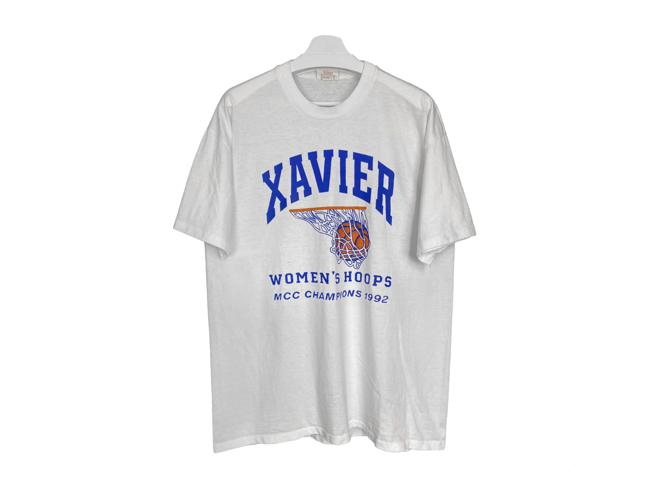 Vintage Xavier Women'S Hoops Champions 1992 Shirt Hoodie, Sweatshirt, Crewneck - Full Size Gifts For Fans