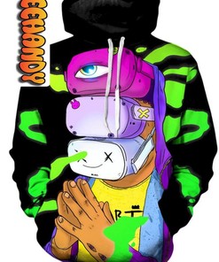 Virtual Reality Unisex All Over Print 3D Hoodie with VR Design