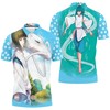 Visit the surreal world of Spirited Away with Nigihayami Kohaku Nushi Haku's Wonderful 3D All Over Print Polo Shirt