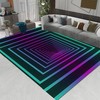 Visually Stimulating Swirl Area Carpet -  3D Design Perfect for Unique Home Decor