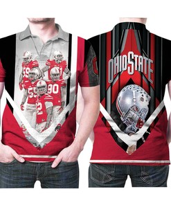 Vohio State Buckeyes 1954 National Champions Football University Team Polo Shirt 3D printing technology