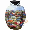 Volkswagen Camping Car Retro Hoodie 3D Print All Over
