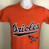 Vtg 1988 Baltimore Orioles T-Shirt Orange 80S Mlb Team Single Stitch