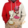 Vulpix And Ninetales Pokemon Hoodie 3D Print All Over