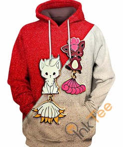 Vulpix And Ninetales Pokemon Hoodie 3D Print All Over