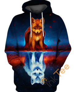 Vulpix Mirrored Pokemon Hoodie 3D All Over