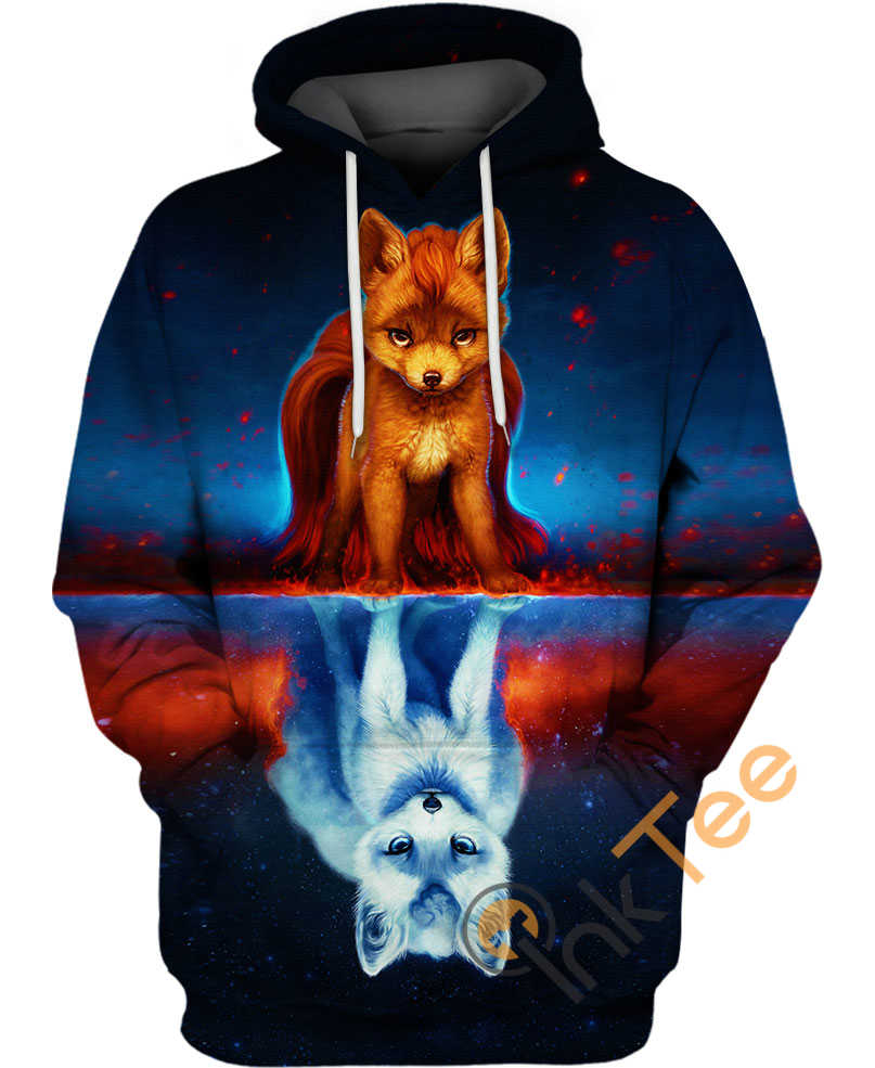 Vulpix Mirrored Pokemon Hoodie 3D All Over