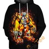 Wargreymon Digimon Hoodie 3D Print All Over