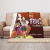 Warm Throw Blanket with Disney The Proud Family Characters for Christmas Gifts
