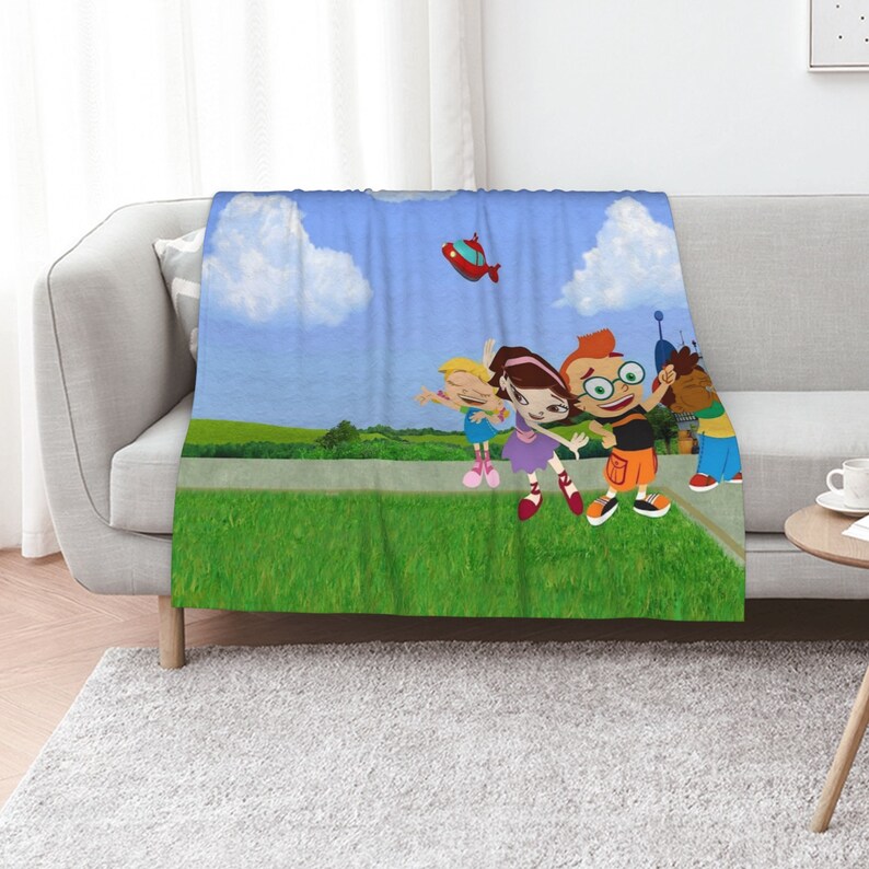Warm and Cuddly Disney Little Einsteins Custom Throw Blanket - Ideal for Christmas or Birthdays - Image 3