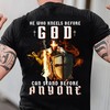 Warrior Faith He Who Kneels Tee - Christian Knight Design