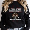 Warrior Faith Woman Of God - Christian Knight Tee