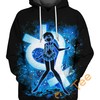 Warrior Mercury Sailor Moon Hoodie 3D Print All Over