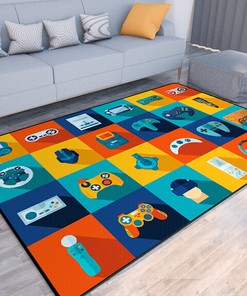 Washable Gamer Rug T-Shirt, Hoodie, Sweatshirt: Game Rug Teen Boys Carpet with Game Controller Decoration